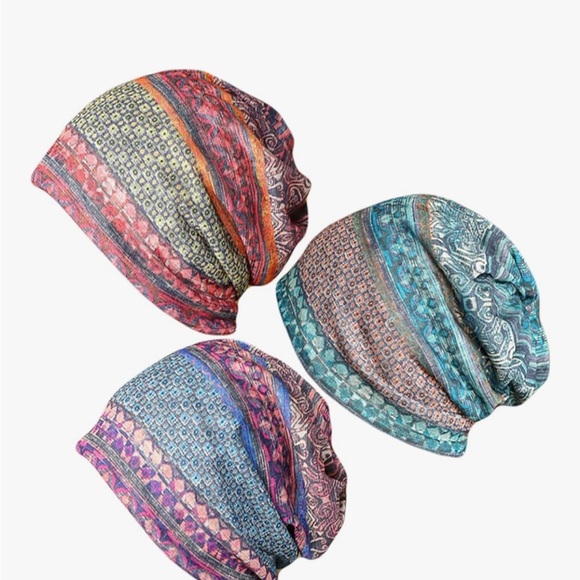 Colorful Patterned Beanie - Picture 3 of 3